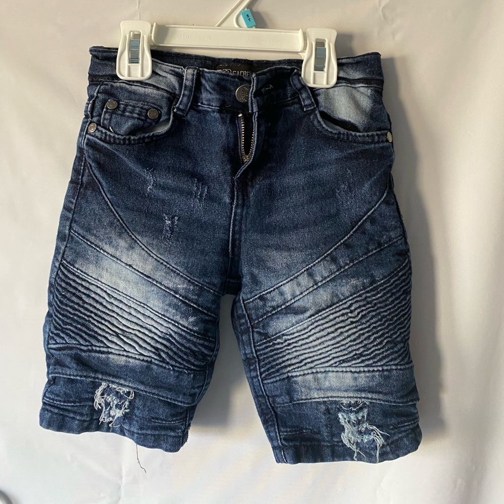 Denim Ripped Faded Blue Jeans